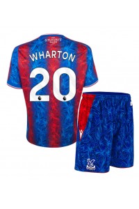 Crystal Palace Adam Wharton #20 Babytruitje Thuis tenue Kind 2024-25 Korte Mouw (+ Korte broeken)